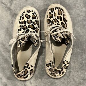 Stylish Leopard Print Women's Shoes